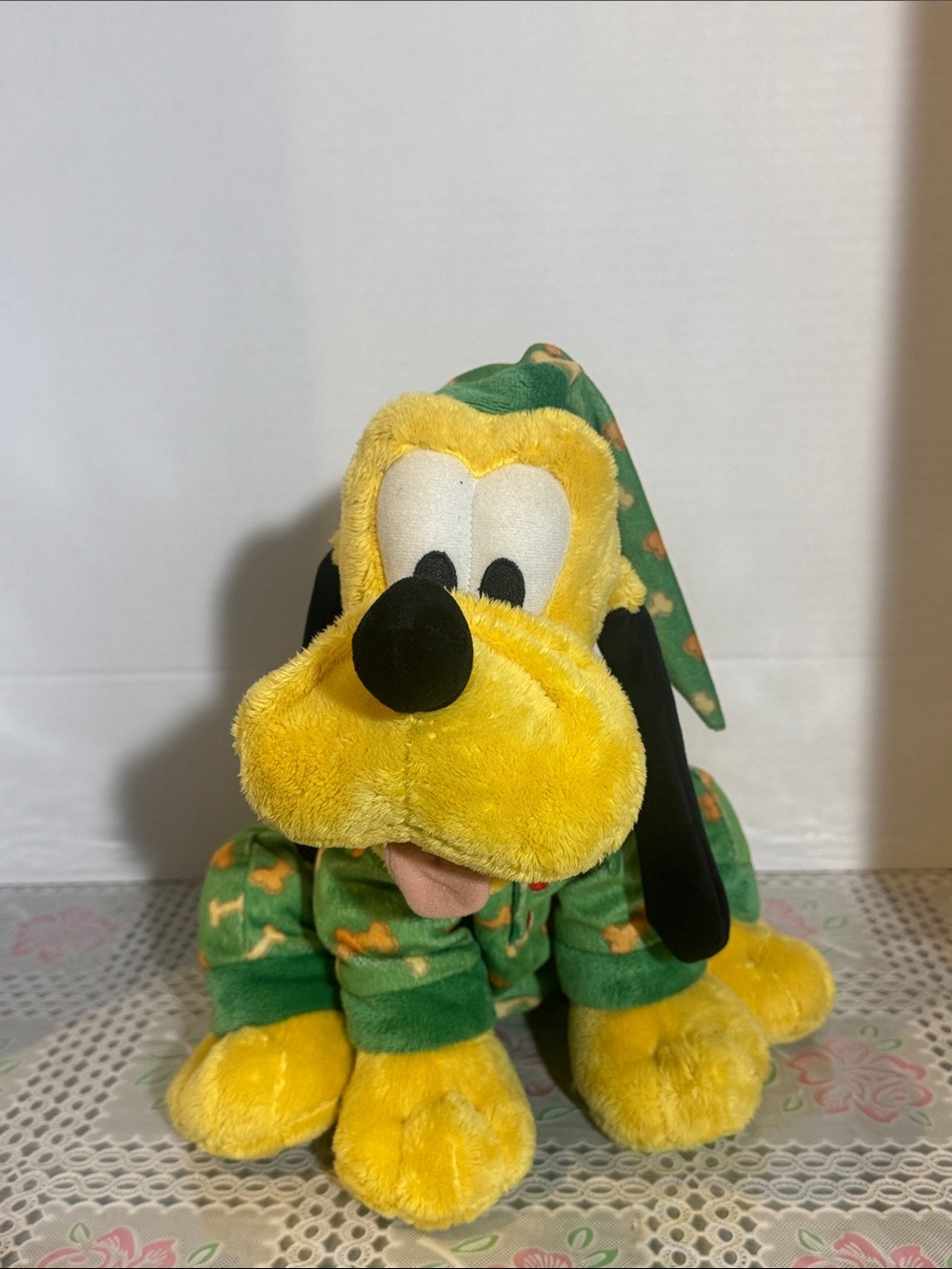 Disney Store Christmas Pajama Pluto Plush Dog
Image